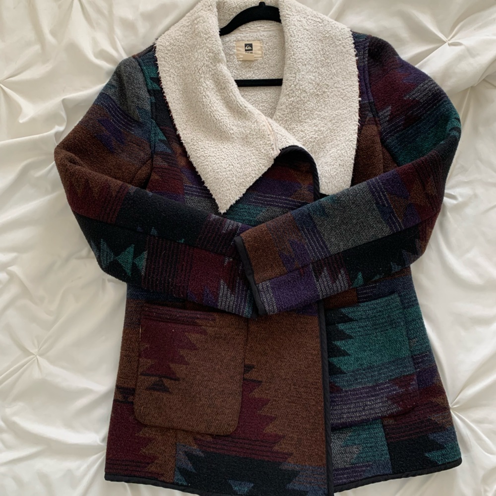 Women’s Sherpa Lined Wool Jacket